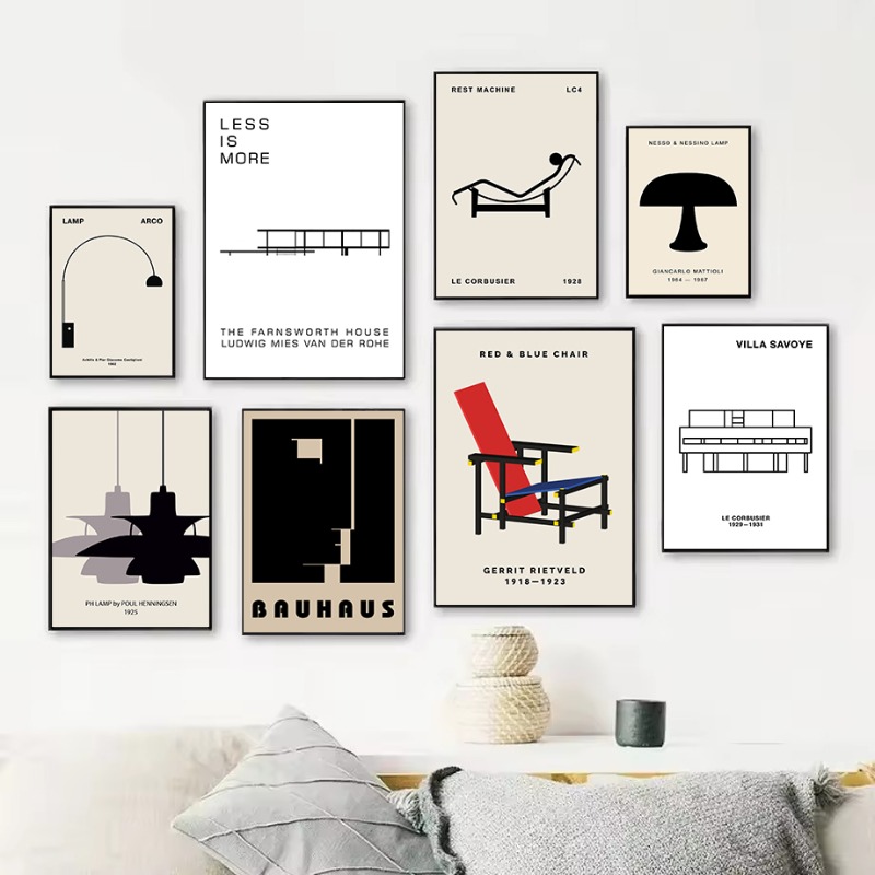 Interior Design Of House - Classic Farnsworth House Bauhaus Design Abstract