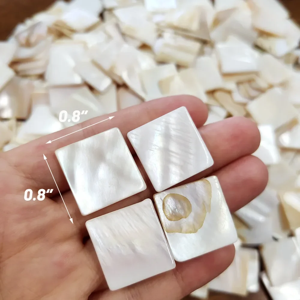 Interior Design Of House - 100g Square Chinese Freshwater Shell Mother