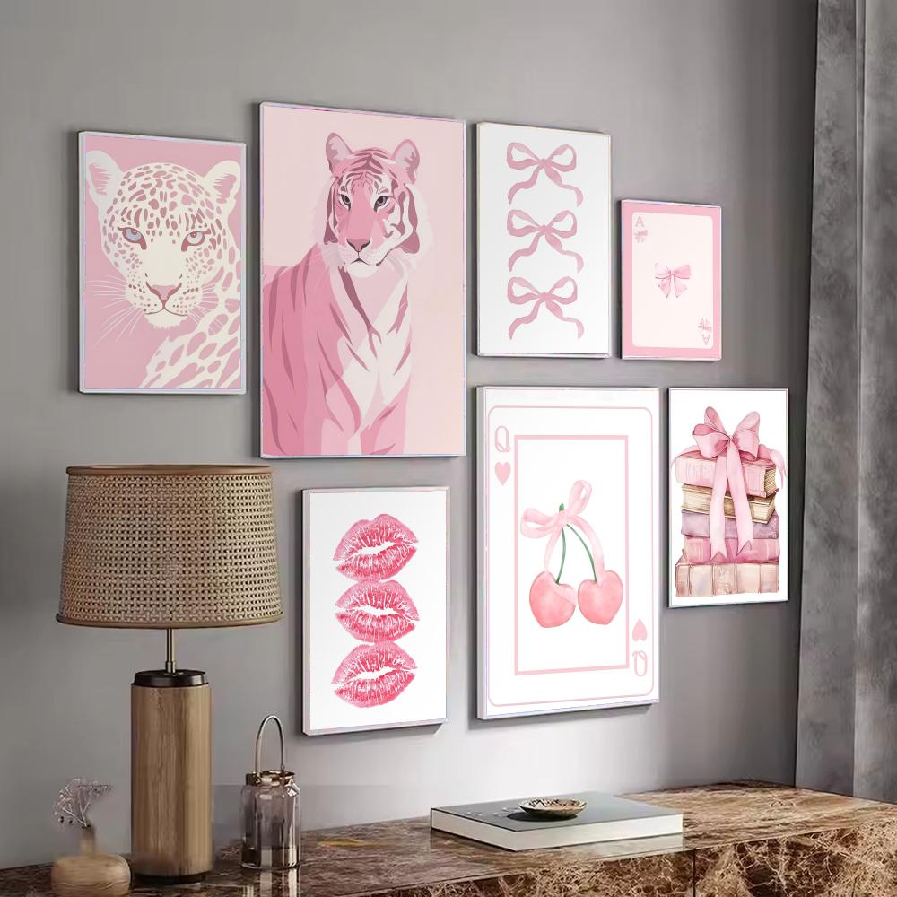Pink pattern decoration Poster - Interior Design Ideas review and price