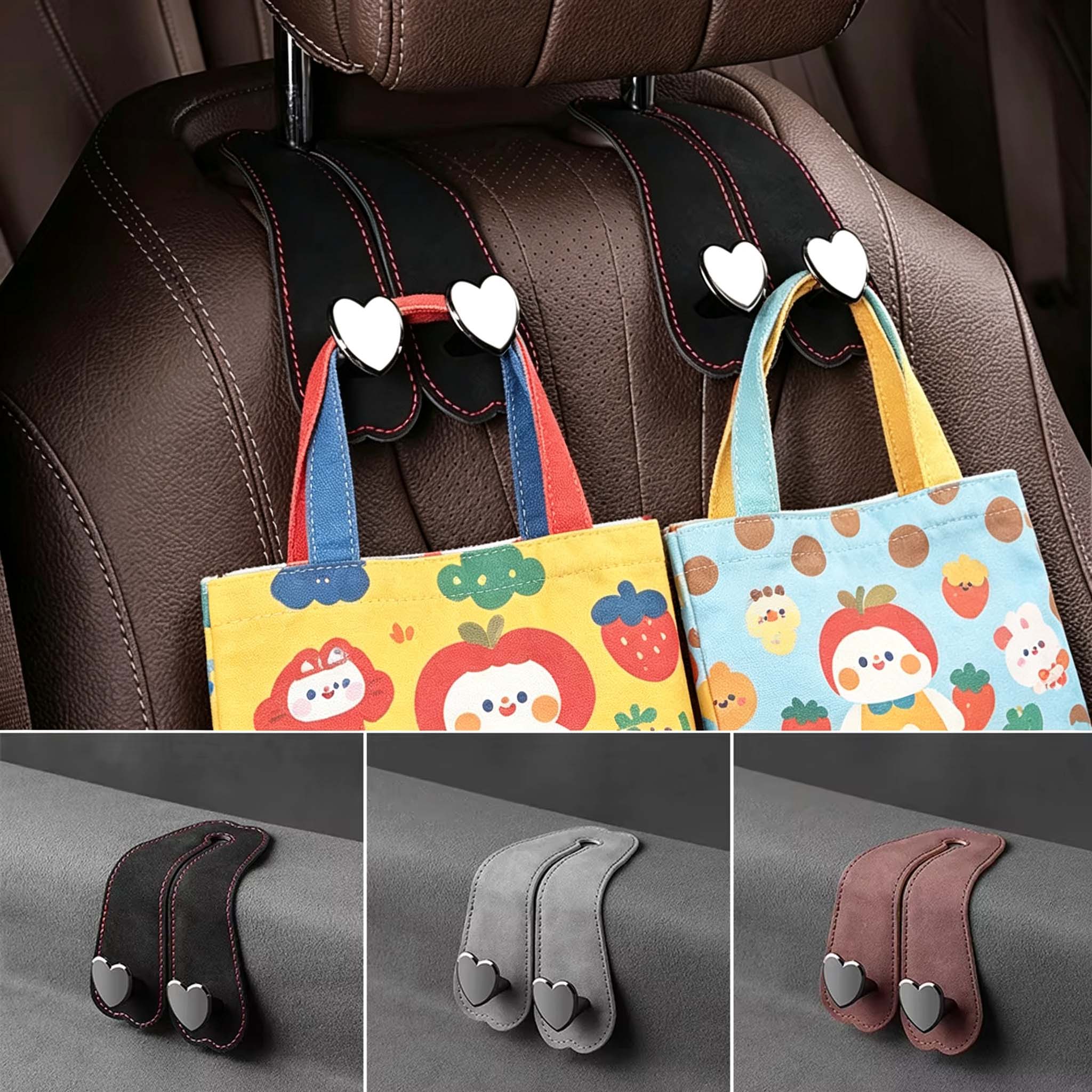 Car Seat Headrest Hooks with H - Interior Design Whimsical review and price