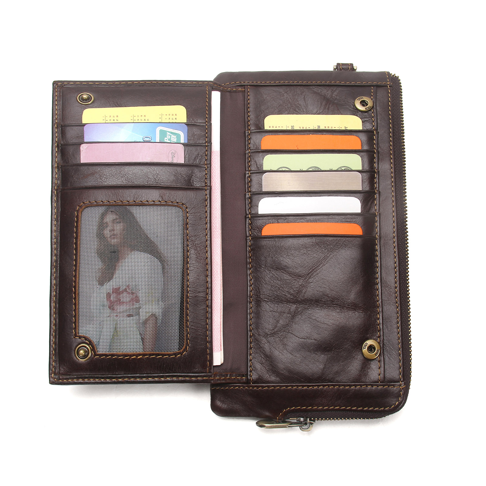 CONTACT'S Men’s Wallet Multi C - Interior Design Photo review and price