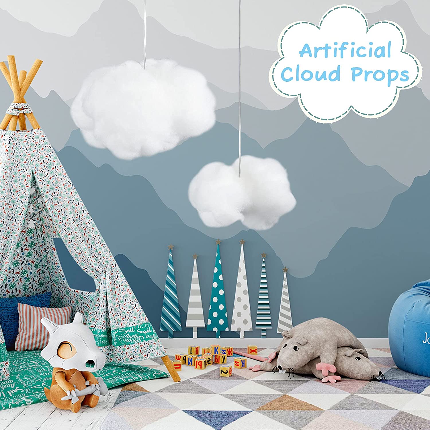Artificial Cotton Clouds Decor - Interior Design Of House review and price