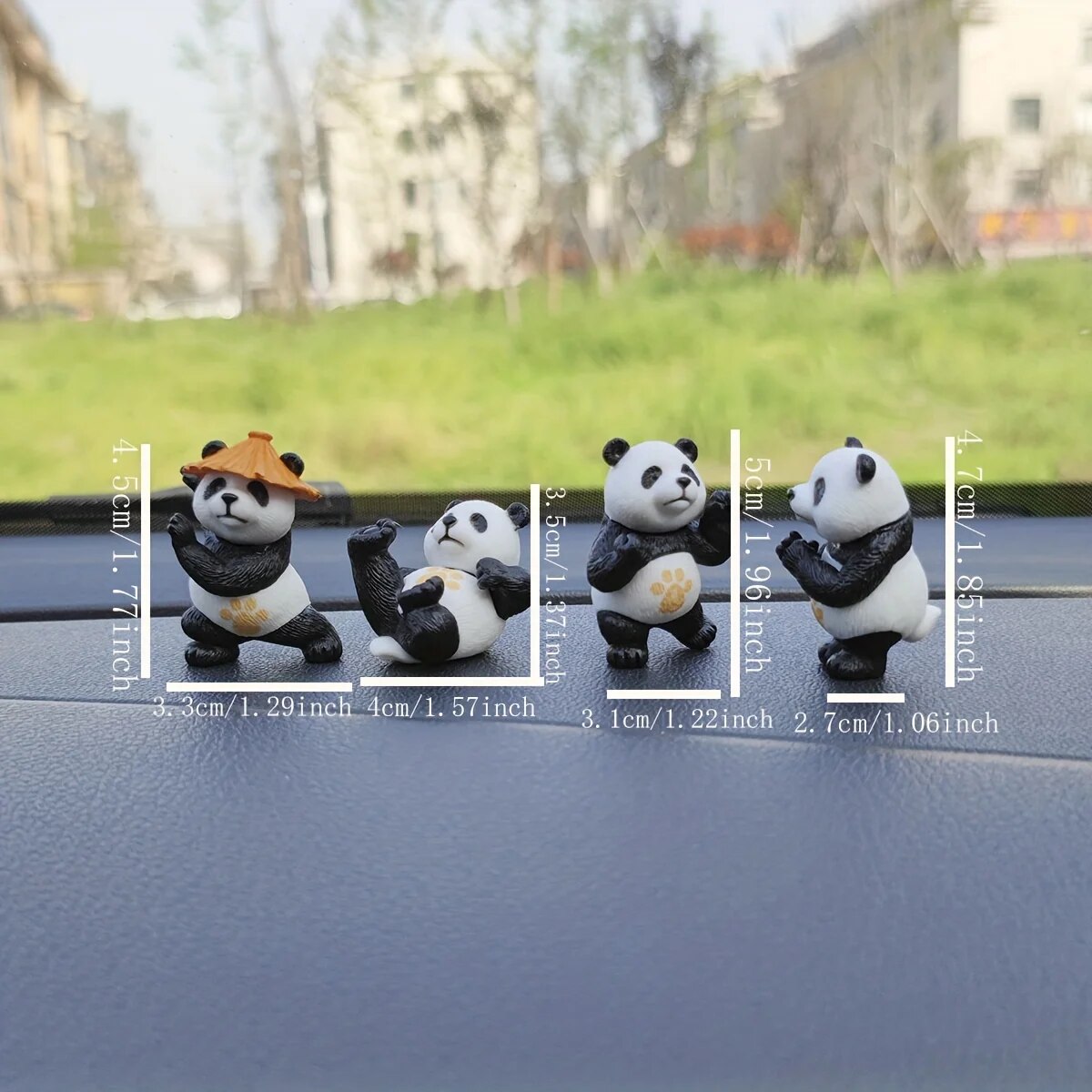4pcs/set Panda Design Car Orna - Interior Design Of House review and price