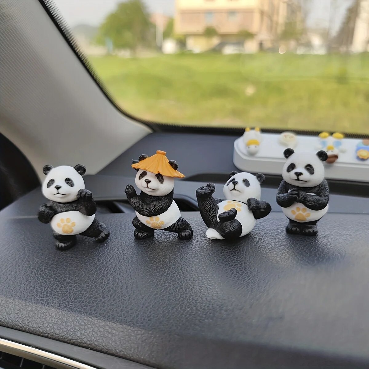 4pcs/set Panda Design Car Orna - Interior Design Of House review and price