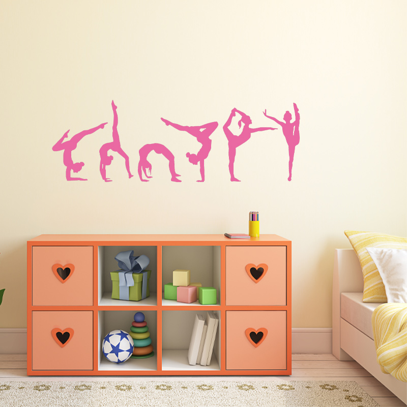 Set of 6 Gymnast Gymnastics Wa - Interior Design Ideas review and price