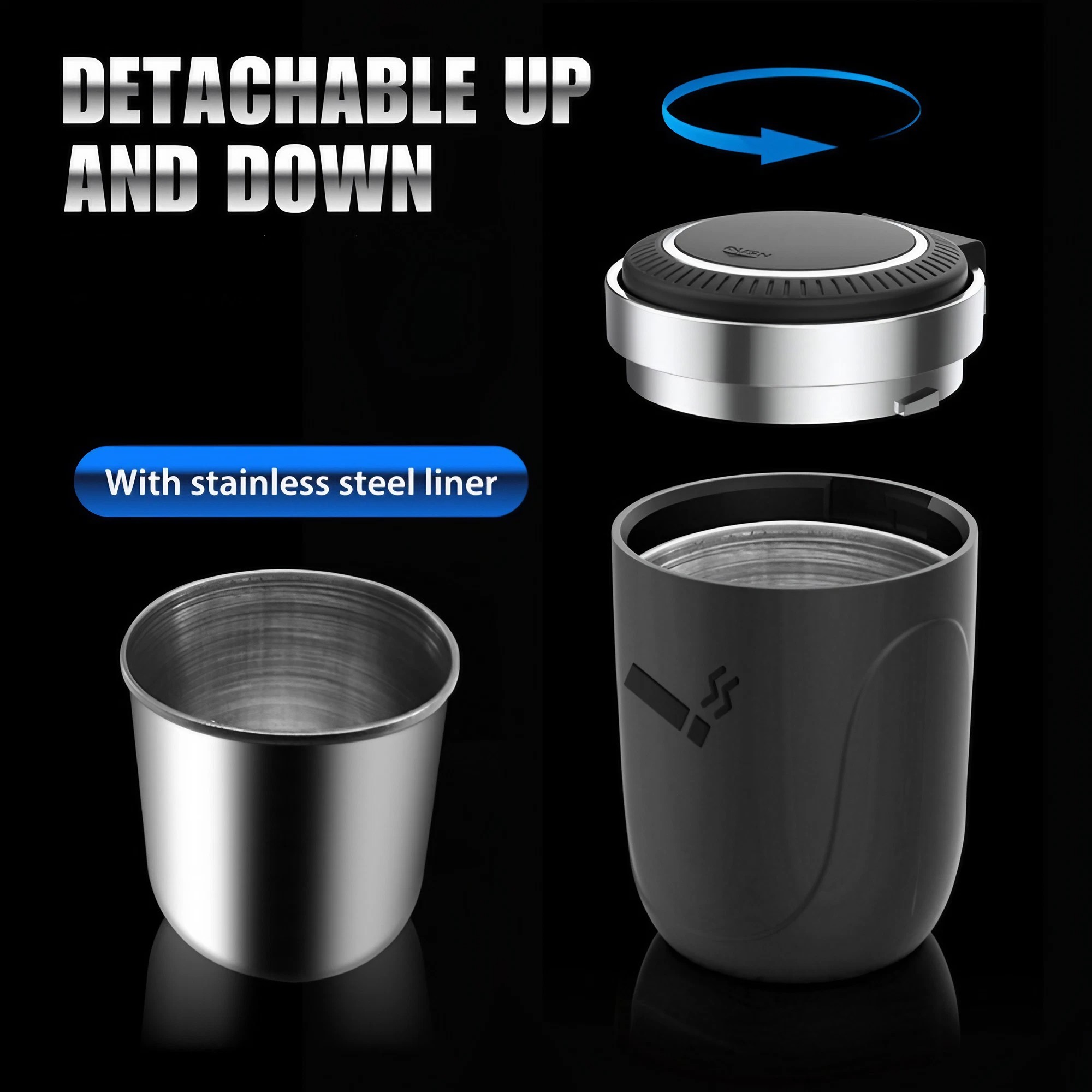 Car Ashtray With Led Light Smo - Interior Design Whimsical review and price