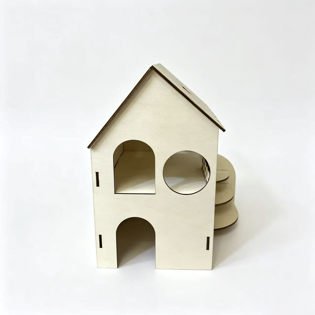 Hamster Two-Story Wooden House - Interior Design Of House review and price