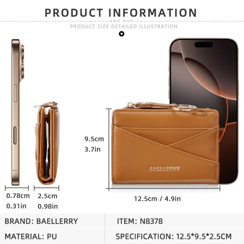 Baellerry Women's Short Wallet - Interior Design Photo review and price
