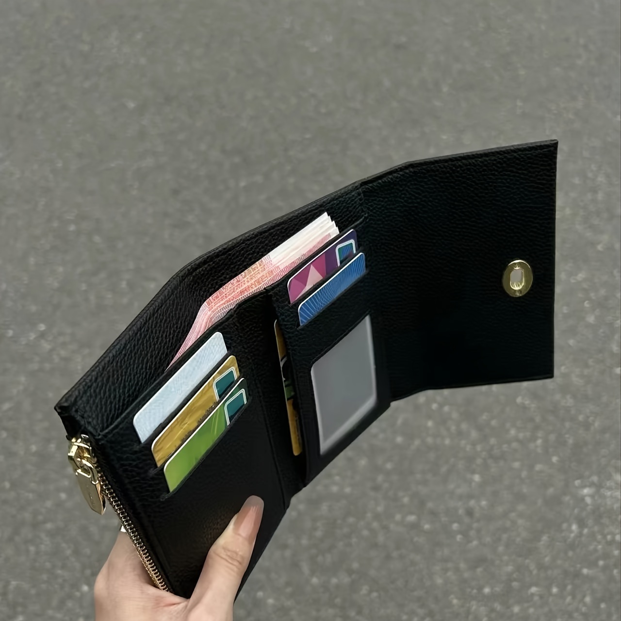 Exquisite Black Women's Wallet - Interior Design Photo review and price